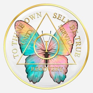 Beautiful AA Butterfly Coin - A Symbol of Transformation